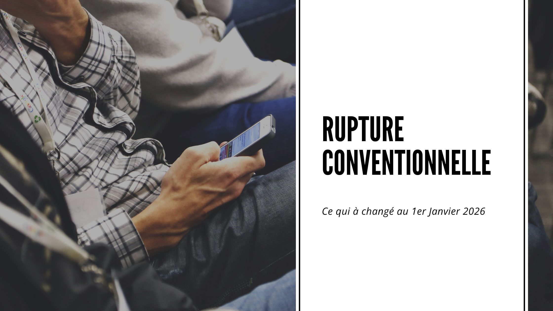 Infographie rupture conventionnelle 2026 contribution patronale 40%