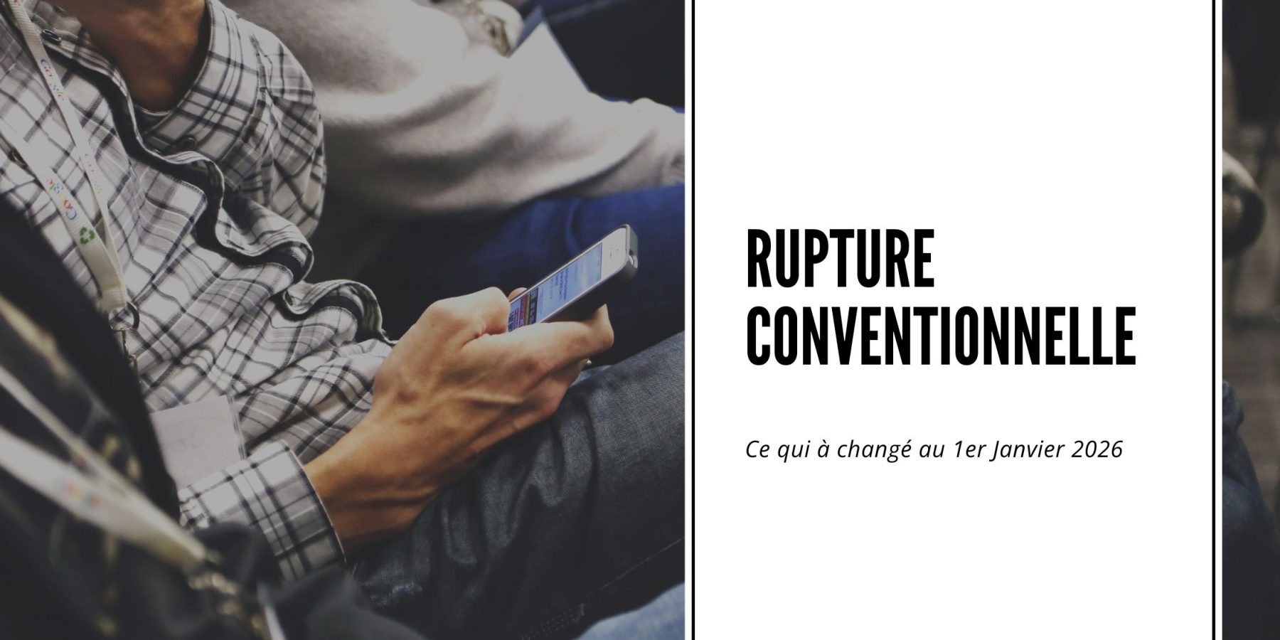 Infographie rupture conventionnelle 2026 contribution patronale 40%